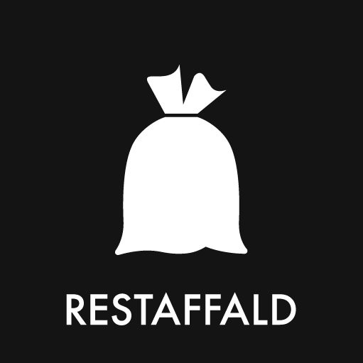 affaldssortering restaffald piktogram